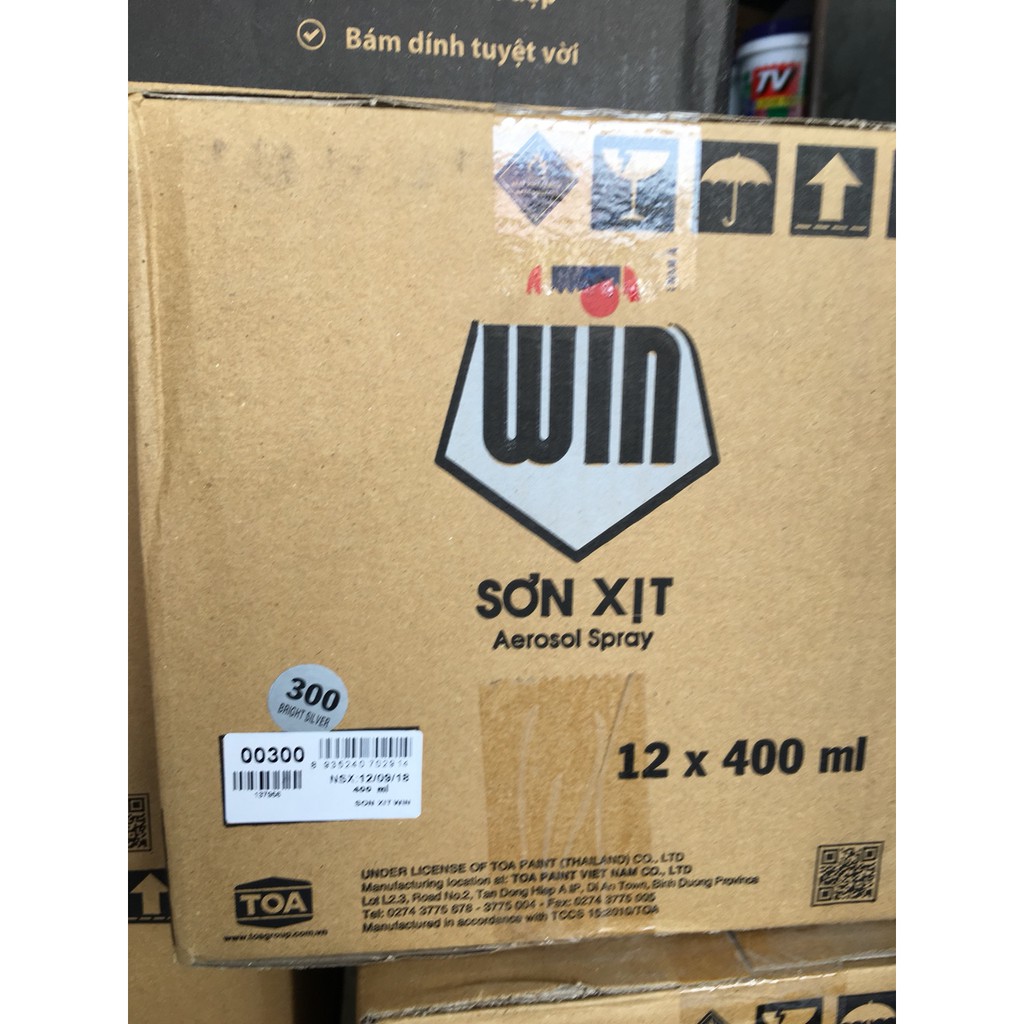 Sơn xịt Win nhiều màu (két 12 chai) gía sỉ