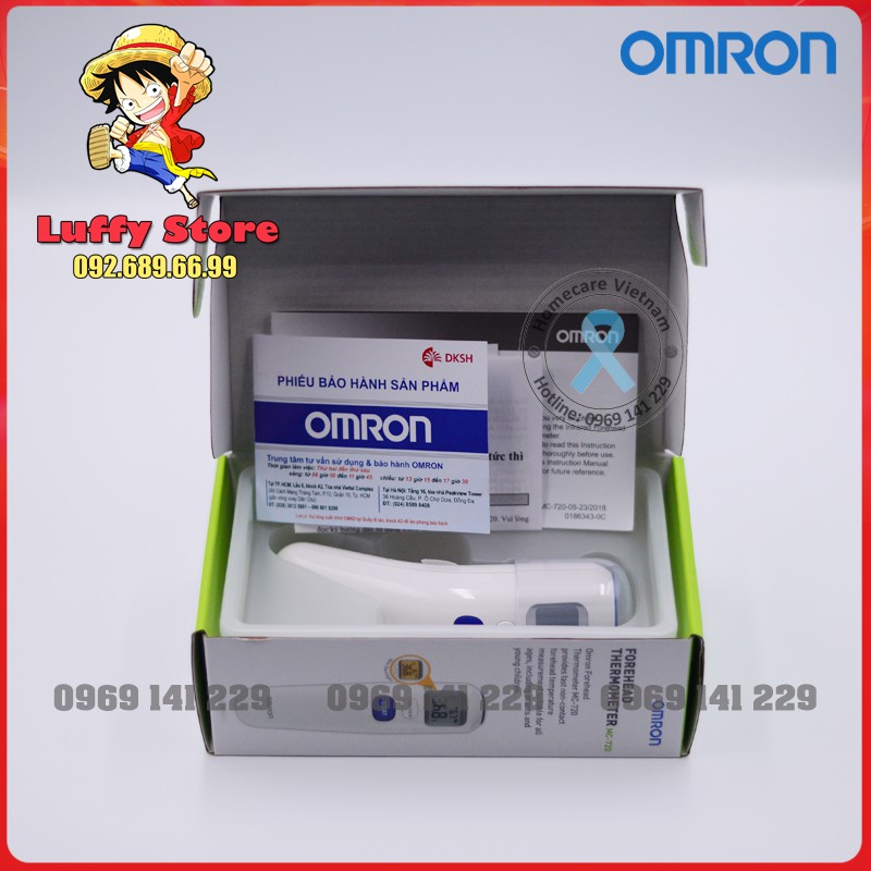 Nhiệt Kế Hồng Ngoại OMRON , Nhiệt Kế Đo Trán OMRON MC 720