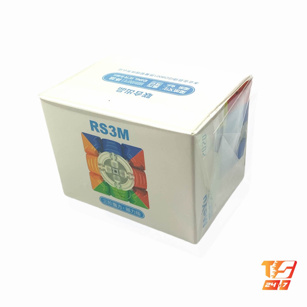 Rubik Nam Châm 3x3x3 RS3M Stickerless Moyu Meilong 3 Tầng (Hãng Mod)