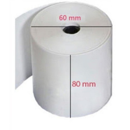GIẤY IN BILL GIÁ SỈ NAKAPOS CUỘN BỰ  K80X60