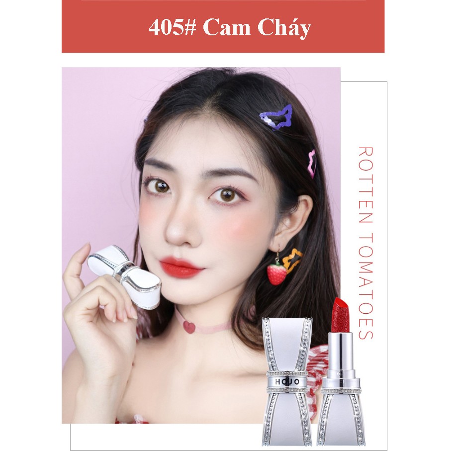 Son sáp HoJo Dimond Bow Butterfly- knot Lipstick hình nơ độc đáo hàng chính hãng hội địa Trung Ho Jo No.8047 | BigBuy360 - bigbuy360.vn