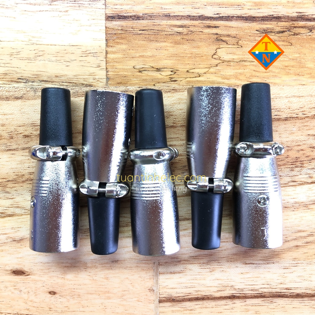 Giắc canon đực KTV 3 lỗ # phụ kiện âm thanh