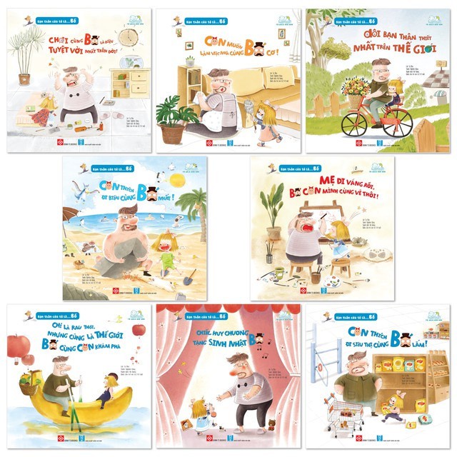 Sách Bạn thân tớ là bố trọn bộ 8 cuốn