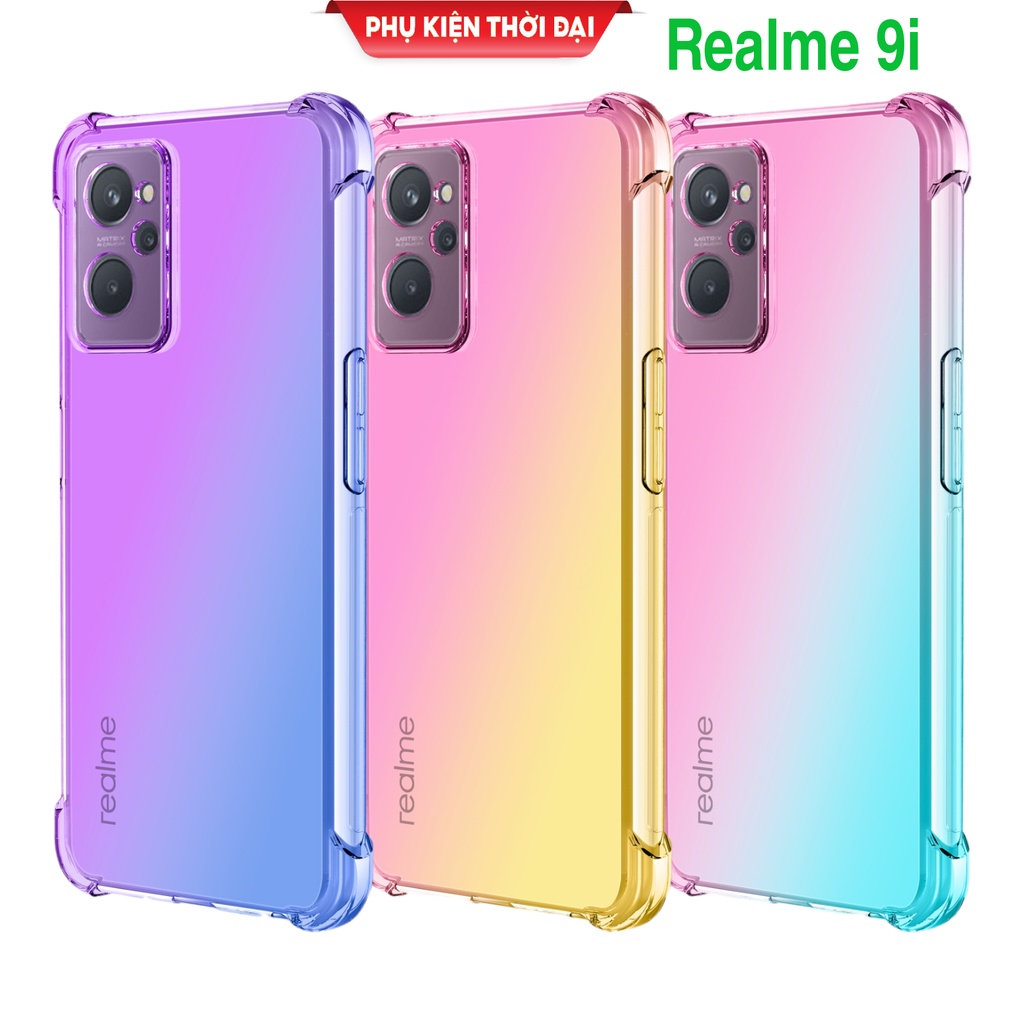 Ốp lưng Oppo Realme 5i / Realme 5s / Realme 5 / Realme 9i / C55 dẻo chống sốc đa sắc thời trang cao cấp
