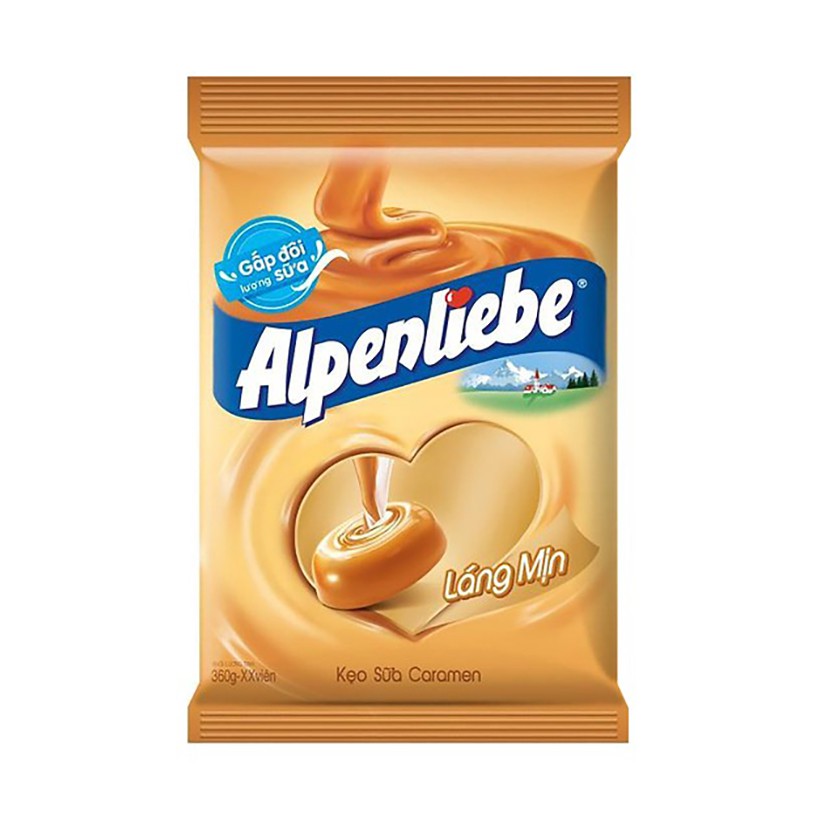 Kẹo Alpenliebe caramen gói 360g