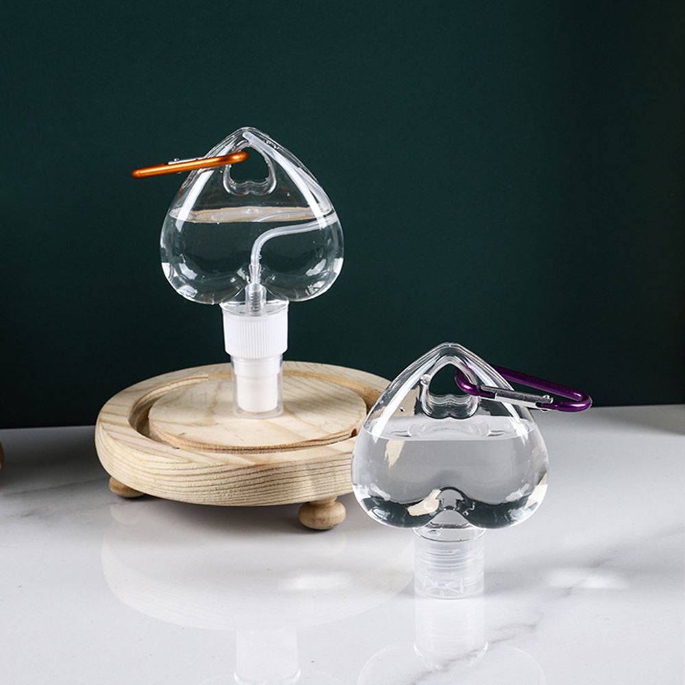 Borage Bình Rỗng Trong Suốt Đựng Nước Hoa Dung Tích 50ml Có Móc Kim Loại Tiện Dụng