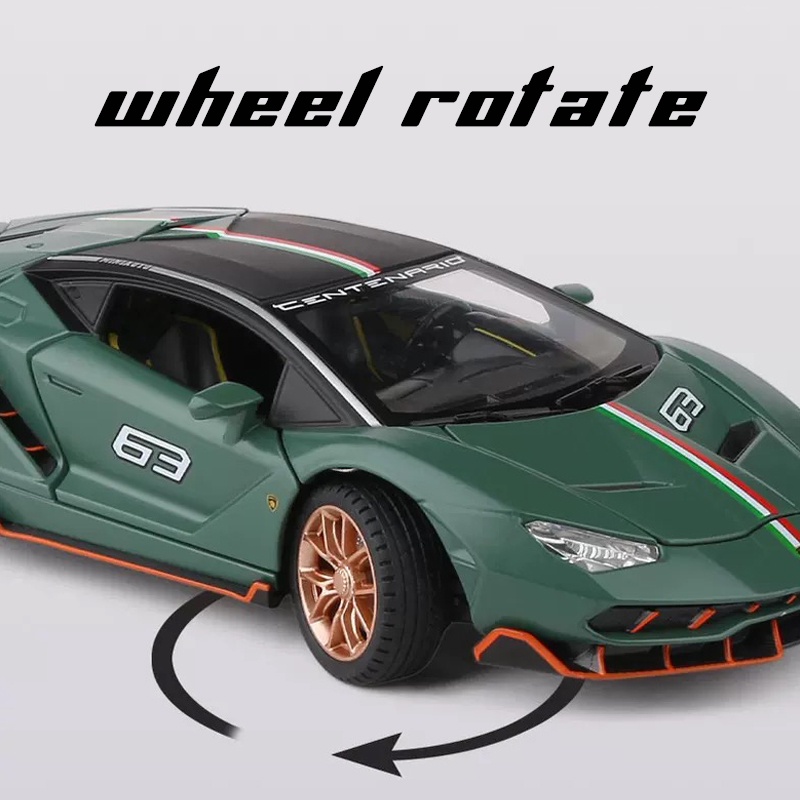 Mô Hình Xe Hơi Lamborghini LP770-4 63 Bằng Hợp Kim Tỉ Lệ 1: 24