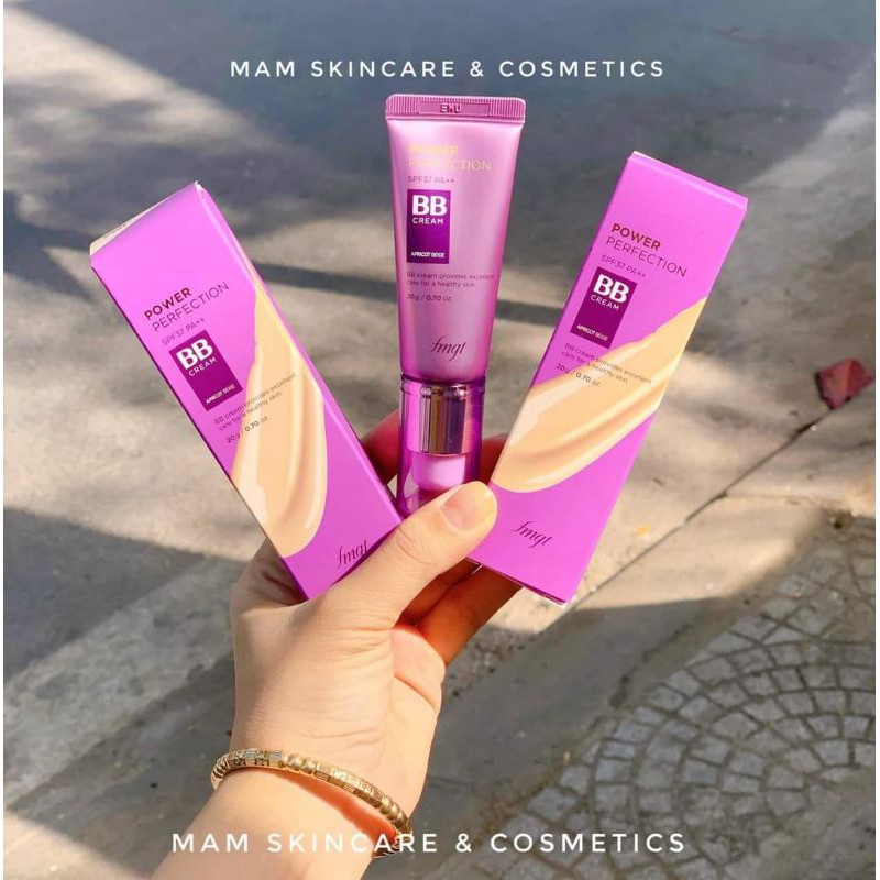 Kem nền BB tím the face shop Power Perfection BB Cream 20gr