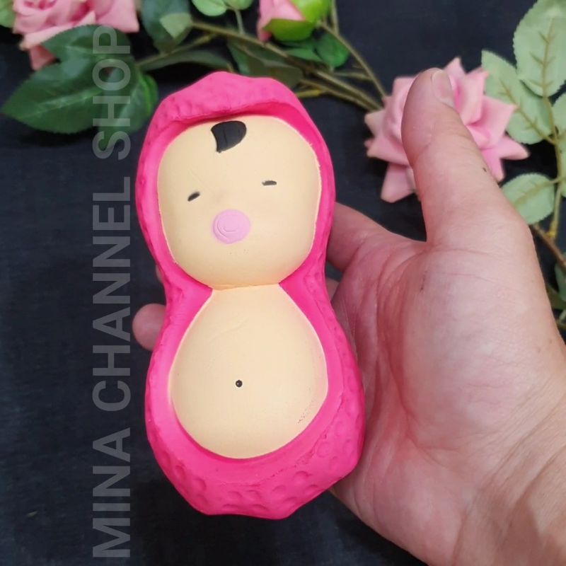 Squishy dễ thương Squishy Em Bé Đậu Phộng Siêu Chậm Tăng mềm thơm