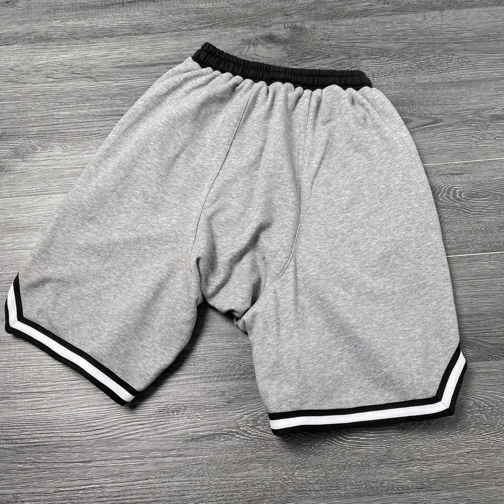 [Mã SKAMA06 giảm 8% TỐI ĐA 50K đơn250K] Quần short nỉ TBG kẻ sọc xám , quần sooc thể thao nam nữ unisex , MSW Town | BigBuy360 - bigbuy360.vn