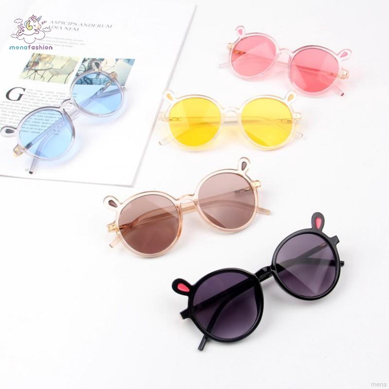 Kính mát gọng tròn phong cách Retro cho bé