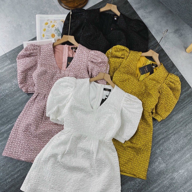 Combo đầm gấm xốp