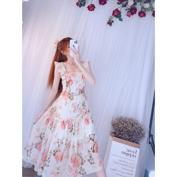 Đầm cánh tiên hoa nhí