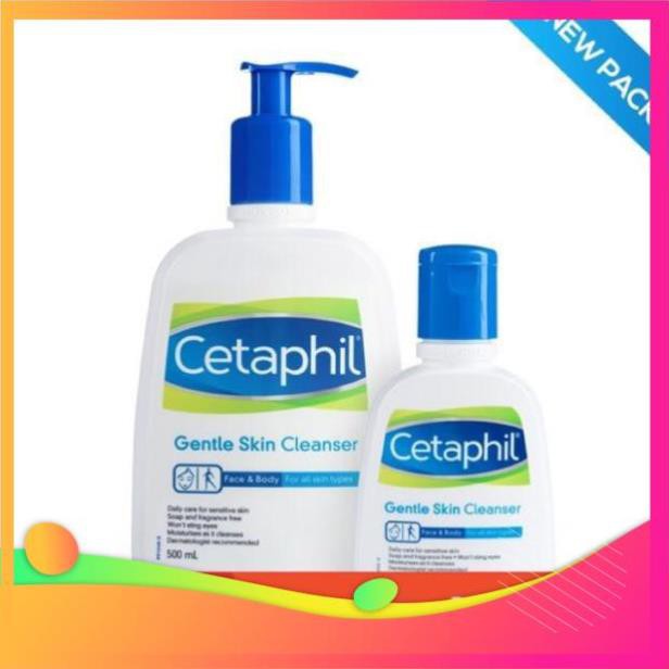 [HSD 2023] Sữa rửa mặt dịu nhẹ Cetaphil 500ml - 125ml - 59ml