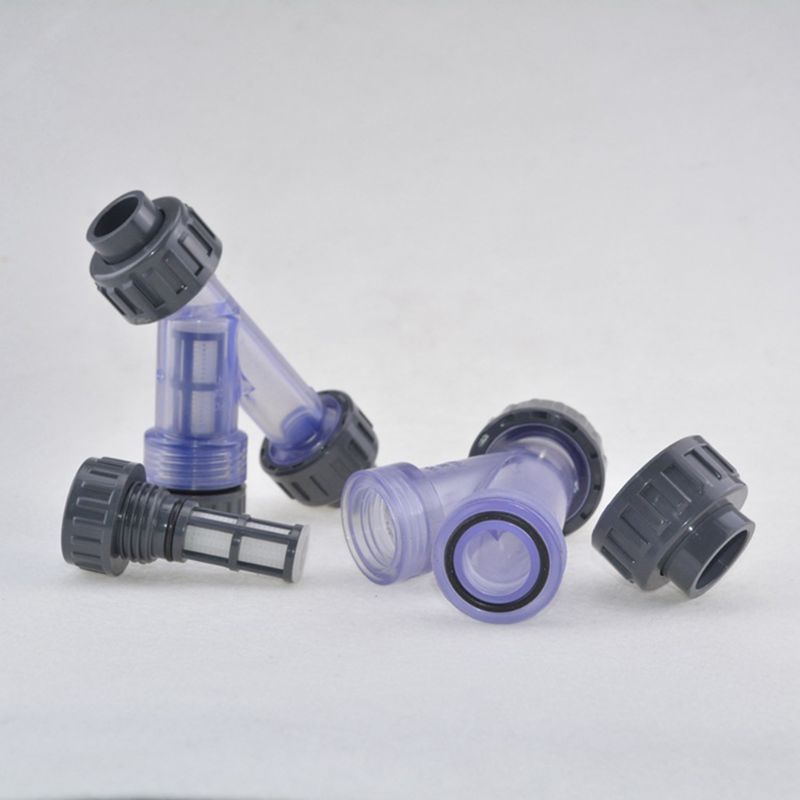 Đầu nối ống nước hình chữ Y bằng PVC trong suốt 20-50mm