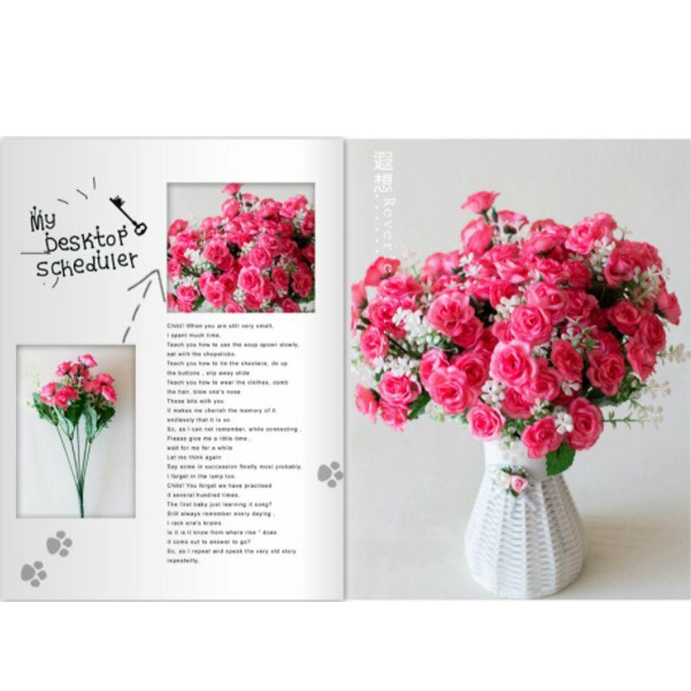 Bó Hoa Hồng Giả 15 Bông Trang Trí