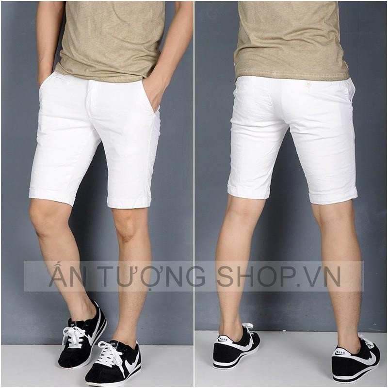 Quần Short Kaki Nam Cao Cấp Co Giãn P&amp;B