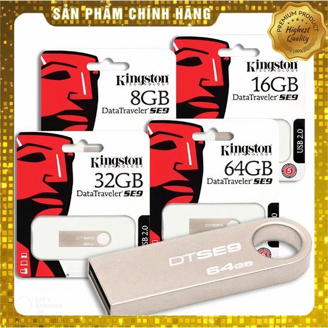 USB Kingston DataTraveler SE9 2GB/4GB/8GB/16GB/32GB/64GB