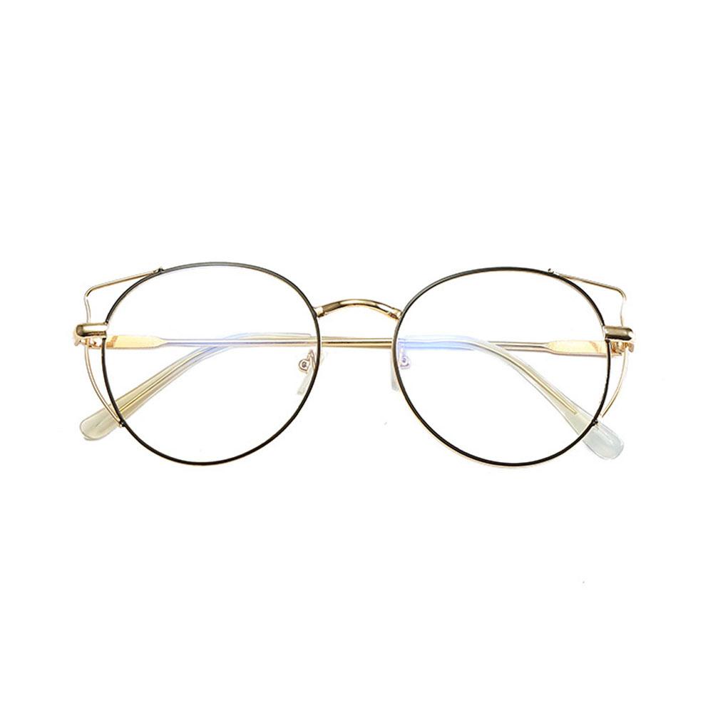 WONDER Kính Gọng Tròn Kim Loại Thời Trang