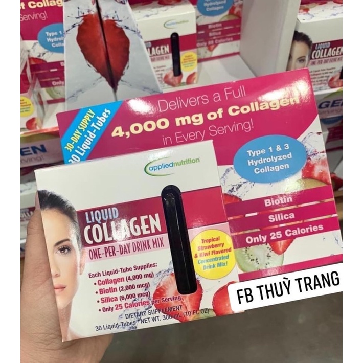 Colagen dạng ống Liquid hộp 30 ống