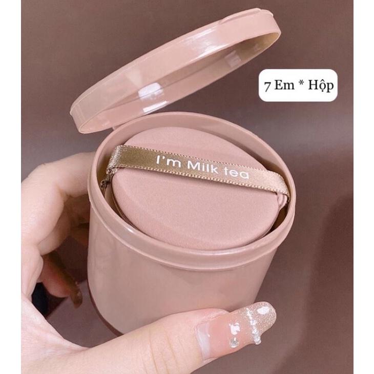 Mút tán kem nền Cushion hai mặt có thể sử dụng khô và ướt. Dễ dàng bảo quản