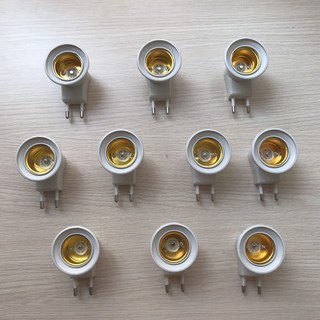 Combo 10 đui đèn E27 có công tắc