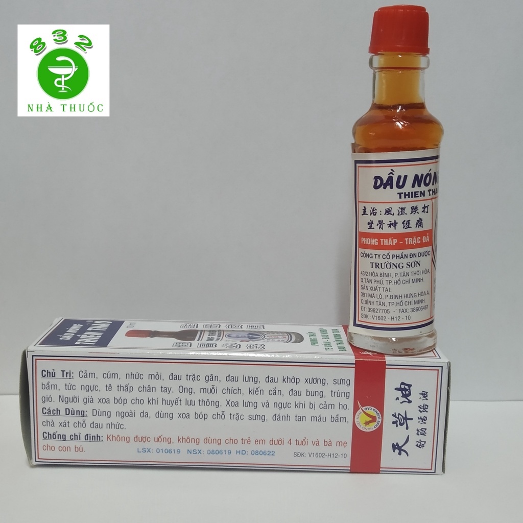 Dầu nóng Thiên Thảo lọ 10ml