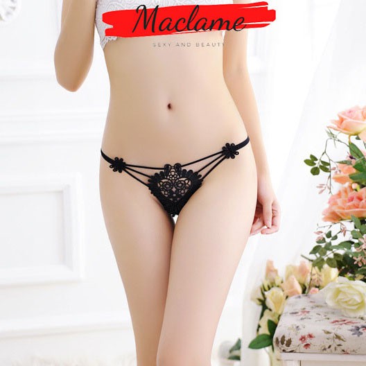 Quần Lót Lọt Khe Thêu Ren Đơn Giản Tam Giác Quyến Rũ Khoe Vòng 3 LK02 | BigBuy360 - bigbuy360.vn