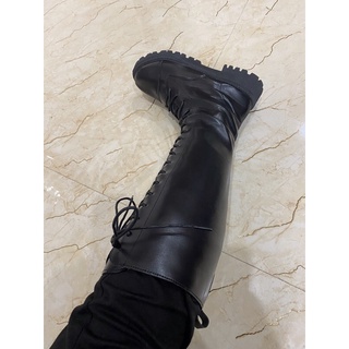 Boots đùi ulzzang khoá sườn