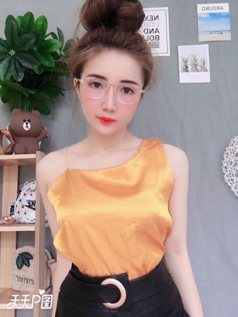 Áo kiểu lệch vai MẪU 5( kèm ảnh thật)