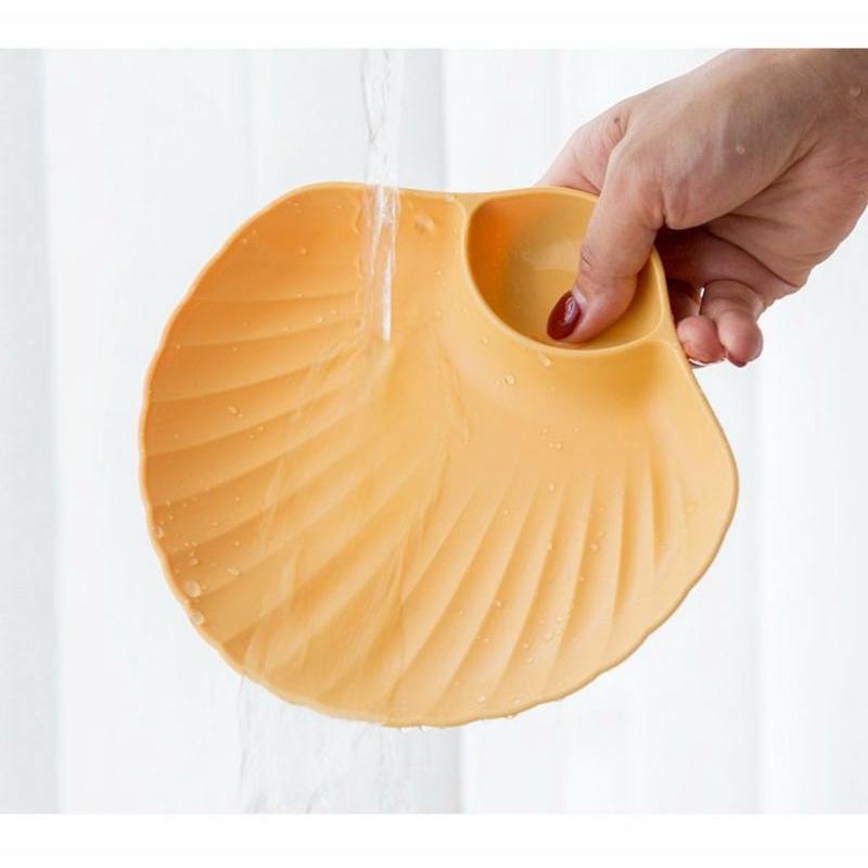 Đĩa nhựa hình vỏ sò, đĩa nhựa decor