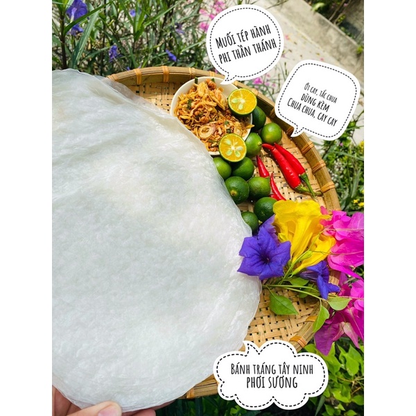 SET BÁNH TRÁNG PHƠI SƯƠNG MUỐI BÒ HÀNH PHI SỐT ỚT TẮC RIM🧄🧄