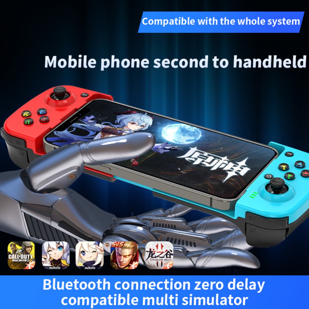 Tay Cầm Chơi Game Không Dây Bluetooth Cho Điện Thoại Android/Iphone Nút Điều Khiển Game Mobile Joystick Chơi Game Cho Ps4 | BigBuy360 - bigbuy360.vn