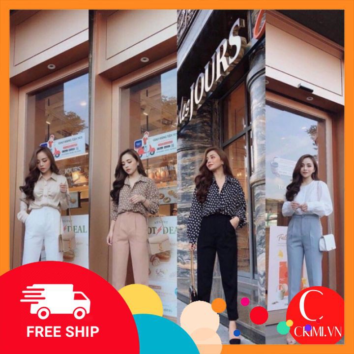 Quần Baggy 👖FREESHIP👖 Quần Baggy Nữ Chuẩn Dáng Công Sở Việt Nam | BigBuy360 - bigbuy360.vn