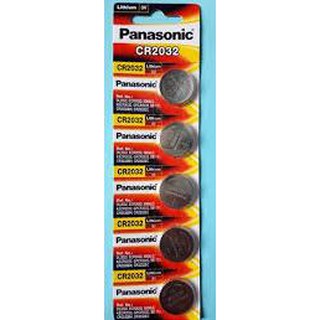 Vỉ 5 viên pin cr2032/ 2025 panasonic chính hãng - pin 3v lithium