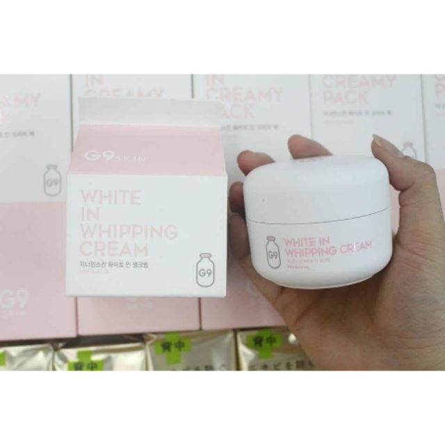 Kem dưỡng da G9 Skin White In Whipping Cream
