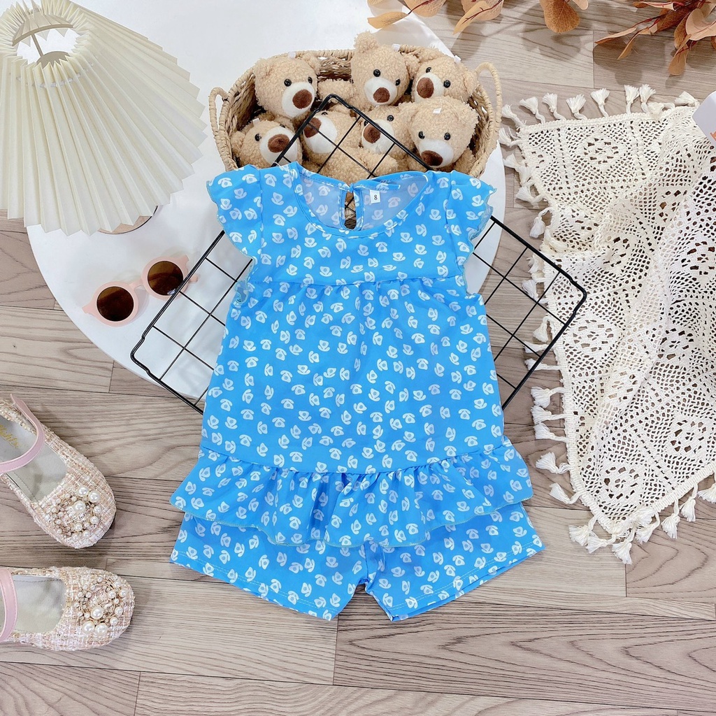 Bộ lanh lụa bé gái size từ 6-24kg❤️HÀNG ĐẸP❤️ hàng thiết kế chất mềm mịn, không nhăn, thấm hút mồ hôi