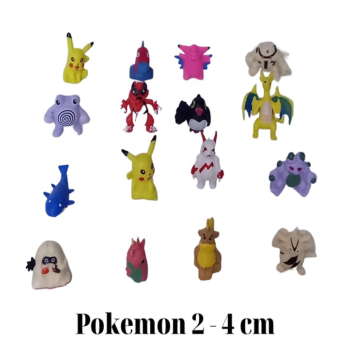 Đồ chơi thú Pokemon Mini 2 - 4cm - Mô Hình Pokemon Trang Trí Bàn Học Bàn Làm Việc - Trang Trí Tiểu Cảnh