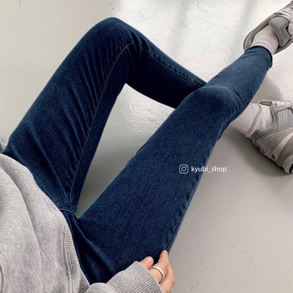 Quần jean nữ skinny lưng cao Kyubi co giãn có túi - Quần bò cạp cao dáng ôm co dãn (có bigsize) SKK11 | BigBuy360 - bigbuy360.vn