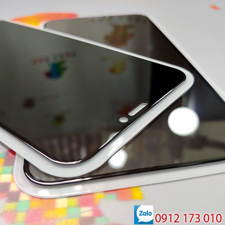 Kính cường lực chống nhìn trộm iPhone X / XS / XS Max, iPhone 11, 11 Pro, 11 Pro Max _ Kính cường lực full màn iPXS Max