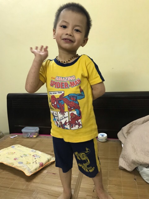 Bộ bozip/borip cộc tay bé trai loại 1 8-21 kg