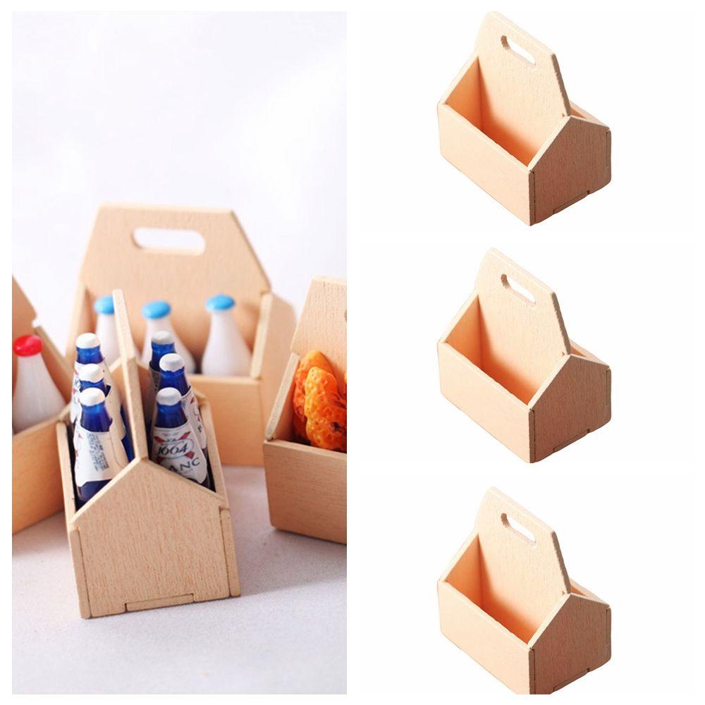 NIUYOU Bộ 4 Khung Gỗ Trang Trí Nhà Búp Bê Tỉ Lệ 1: 12