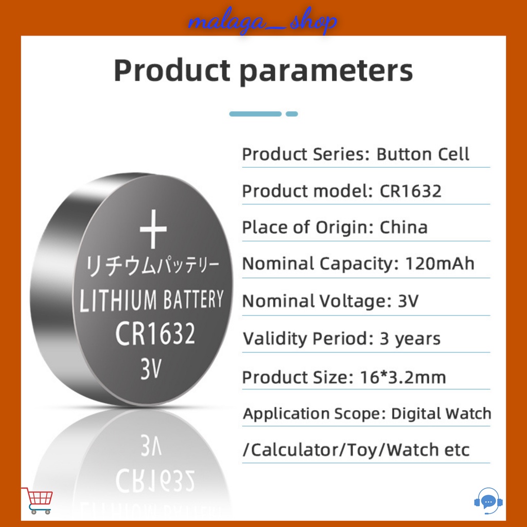 Pin CR1632 CR1225 CR2016 CR2025 CR1620 CR1220 CR2032 dùng cho van ngoài cảm biến áp suất lốp ô tô