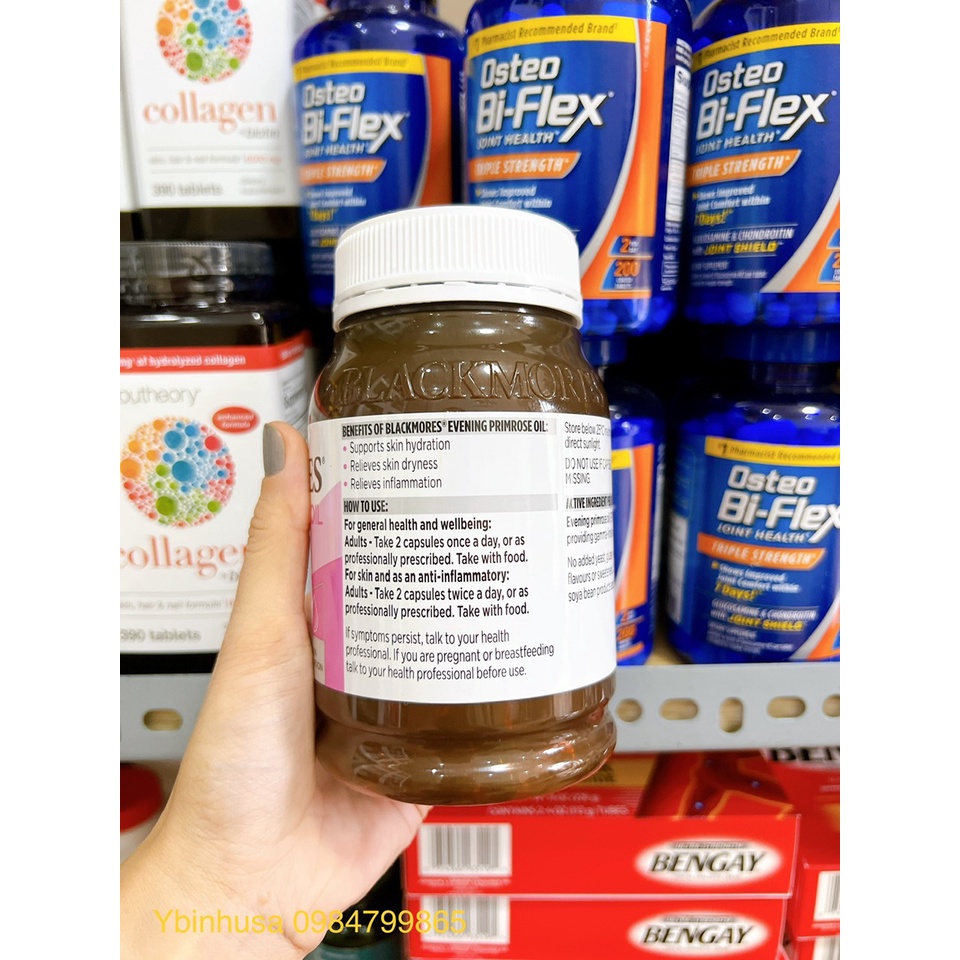 Tinh Dầu Hoa anh thảo 190 viên Blackmores Úc hỗ trợ cân bằng nội tiết tố nữ