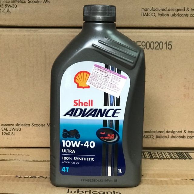 Dầu Nhớt Shell Advance Ultra 10w40
