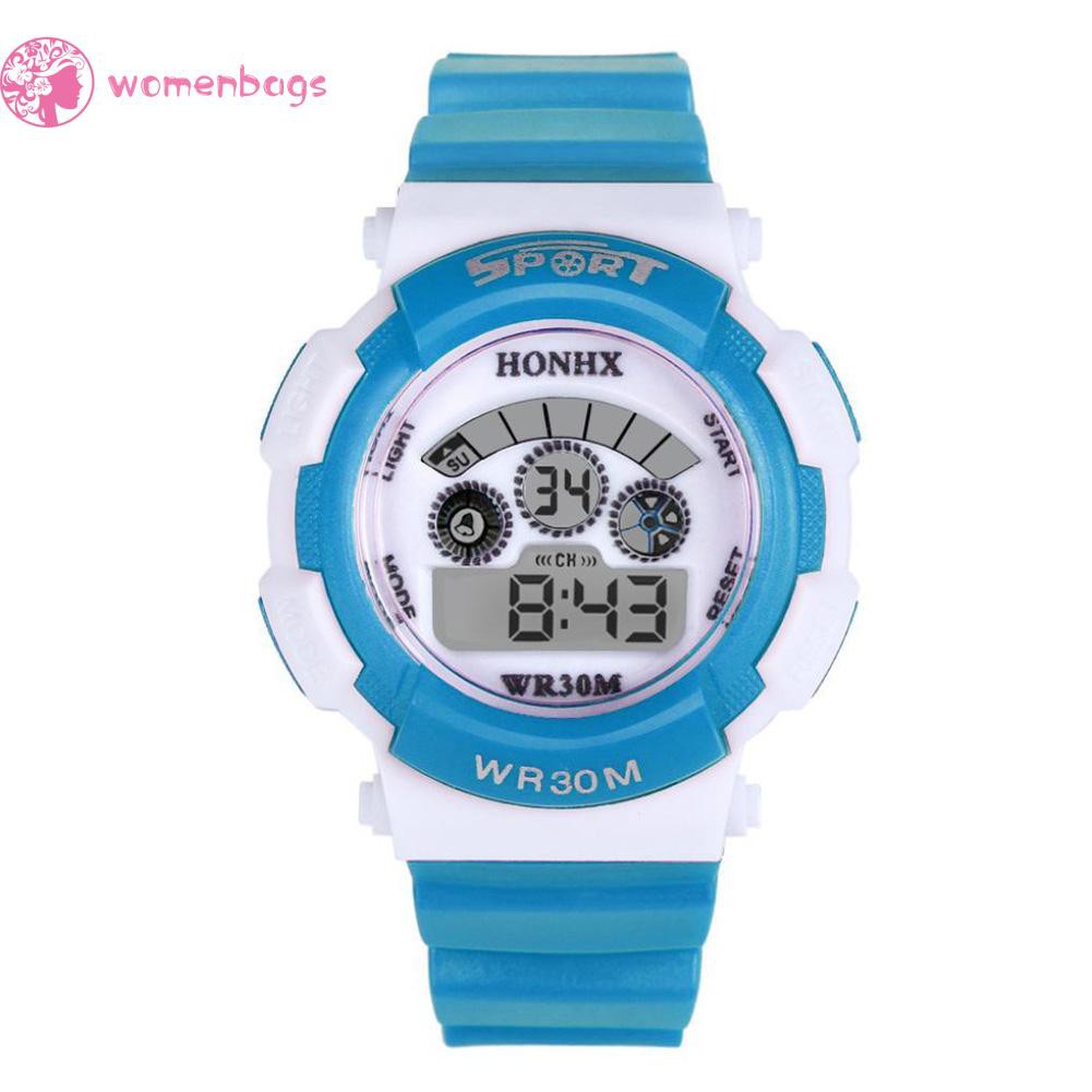 (Hàng Có Sẵn) Đồng Hồ Điện Tử Đa Năng Chống Nước Cho Trẻ Em