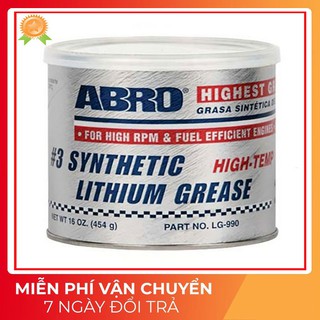 MỠ BÒ XANH ABRO SYNTHETIC LITHIUM GREASE 454g chamsocxe