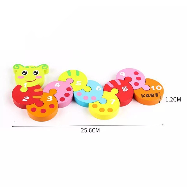 Đồ chơi giáo dục - Ghép hình học số cho bé - DOZKIDZ