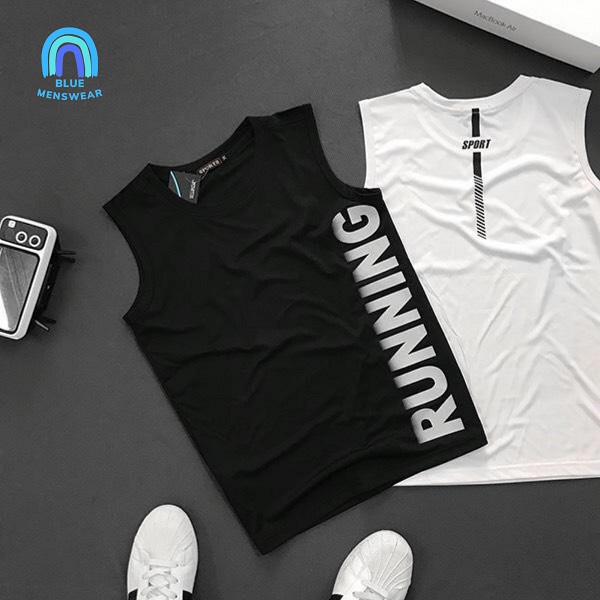 Áo sát nách thể thao Áo ba lỗ thể thao nam SPORT RUNNING GYM giá rẻ mới nhất 2021 BAT30 - BLUE MENSWEAR | BigBuy360 - bigbuy360.vn