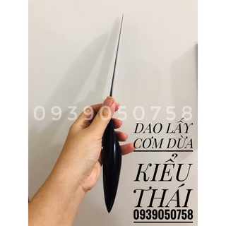 dao sừng lấy cơm dừa / dao lóc cái dừa cùi dừa non